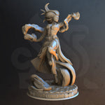 Tharimaeth / Mage / Sorcerer / Battle mage / Elf / Pathfinder / DnD / DM Stash / 3D Print / 4K Mini / TableTop Miniature / 32mm / 75mm