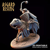 Medieval Heavy Cavalry / Modular / Knight / Warrior / Pathfinder / DnD / D&D / Asgard Rising / 3D Print / 4K Mini / TableTop Miniature / RPG