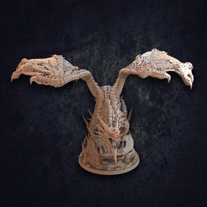 Cactus dragon / Dragon / Western / Dragon trappers lodge / Monster / Pathfinder / offers DnD / GM Stash / 3D Print / 4K Mini / TableTop Miniature