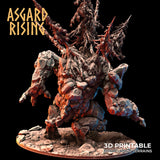 Stone Troll Idol / Troll / Monster / Pathfinder / DnD / D&D / Asgard Rising / 3D Print / 4K Mini / TableTop Miniature / RPG