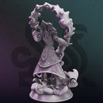 Irivyl / Elf / Mage / Sorceress / Hero / DnD / Pathfinder / DM Stash / 3D Print / 4K Mini / TableTop Miniature / 32mm / 75mm