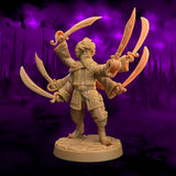 Captain Dharmik / Eldritch / Fighter / Psi / Pathfinder / DnD / The Dragon Trappers / 3D Print / 4K Mini / TableTop Miniature / RPG