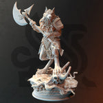 Ariana Grey - Wolf Form / Barbarian / Shapeshifter / Warewolf / Pathfinder / DnD / DM Stash / 3D Print / TableTop Miniature / 32mm / 75mm