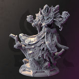 Dark Wraith Lich - Brisini / Wraith / Ghost / Undead / Frozen / Monster / Pathfinder / DnD / DM Stash / 3D Print / TableTop / 32mm / 75mm