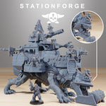 Orkaz Run Rolla / Pirate / Orkaz / Orc / Battle Wagon / Machine / Tank / Sci Fi / Space / Table Top / Station Forge / 3D Print / Wargaming