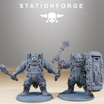 Scavenger Frontliners Heavy Support / Mech / Heavy / Infantry / Sci Fi / Space / Table Top / Station Forge / 3D Print / 4K Mini / Wargaming