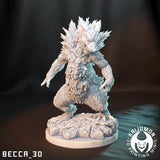 Fire starter / Pokemon / Kaijumon / Cyndaquil / Quilava / Typhlosion / DnD / Monster / Miniature / 3D Print / 4K Mini / TableTop Miniature