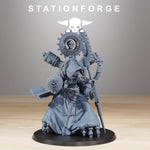 Scavenger Cultist Leader / Leader / Machine / Cultist / Scavenger / Sci Fi / Space / Table Top / Station Forge / 3D Print / Wargaming